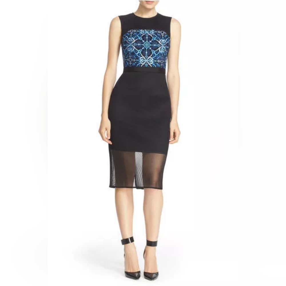 Ted Baker Black and Blue Dress